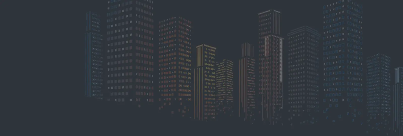 City skyline representing the Motia Group development footprint