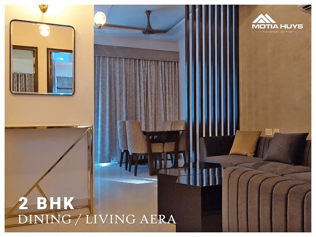 2 BHK Dining & Living